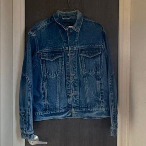 Vintage denim trucker jacket